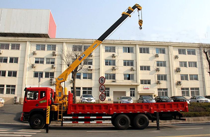 國五東風后雙橋10噸,12噸隨車吊